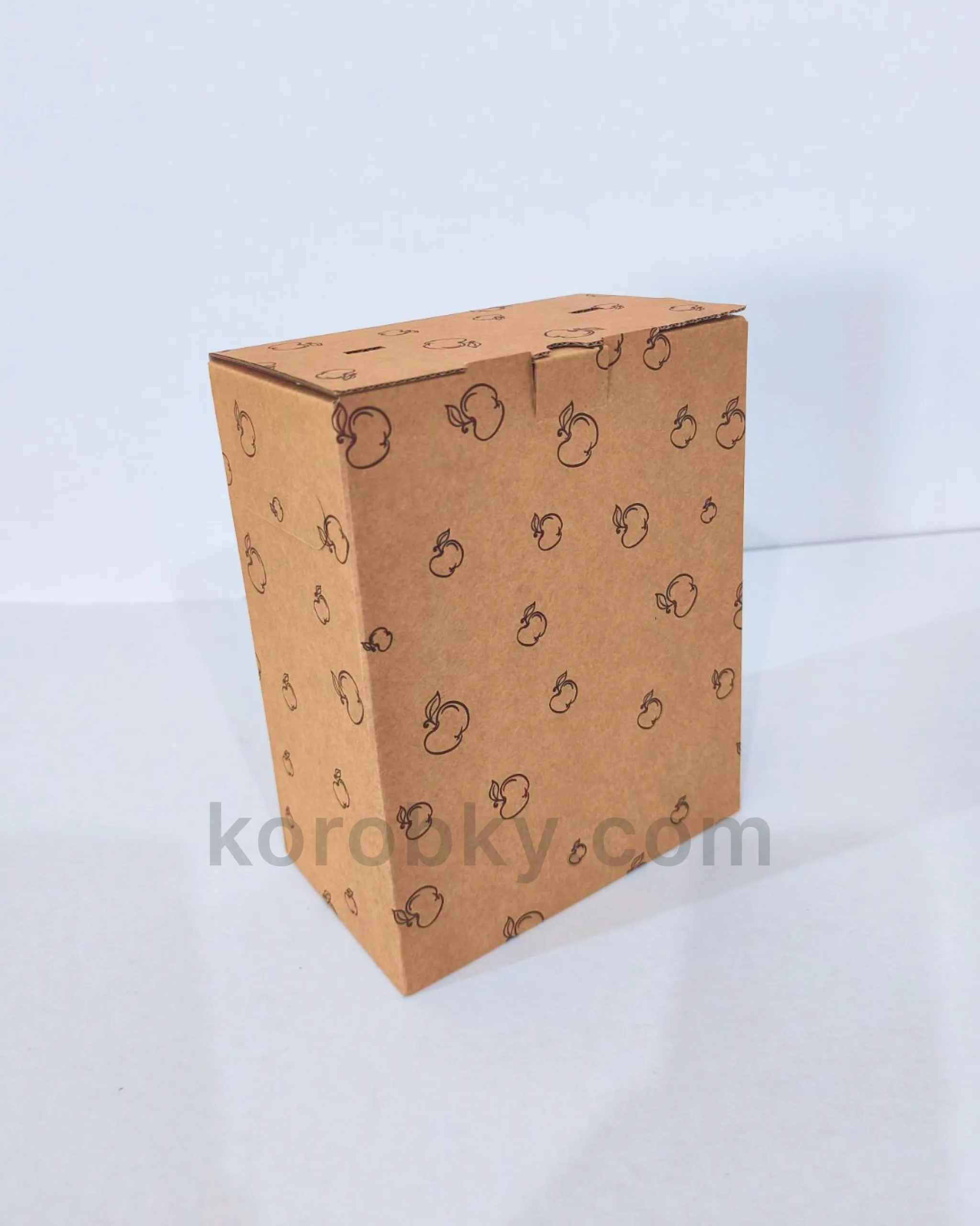 Коробка 3 л «Яблуко» 1+0 Т25 крафт